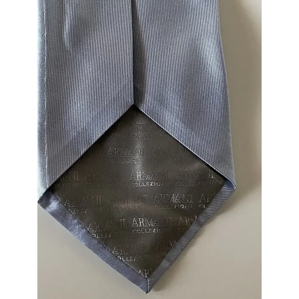 Armani Collezioni Neck Tie Blue Made in Italy